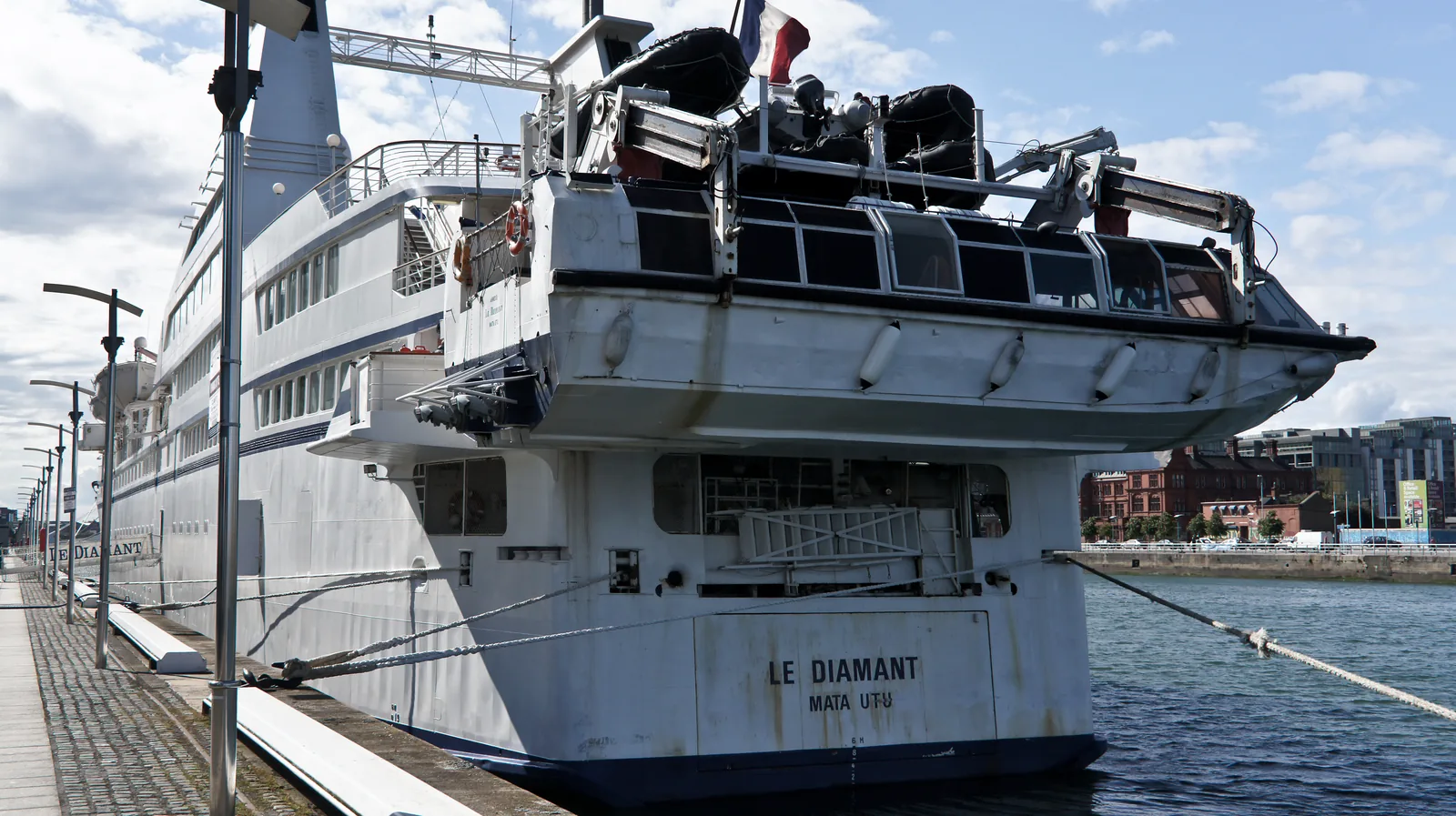 Le Diamant is a small cruise ship operated by Compagnie du Ponant, of France (5864437688)