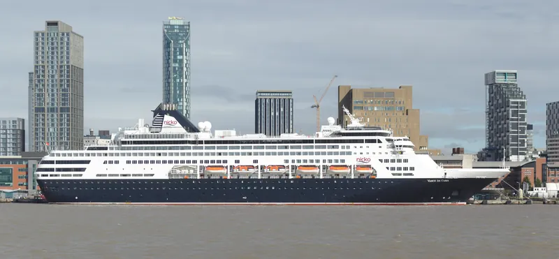 Vasco da Gama (ship, 1993) at Liverpool Cruise Terminal 3