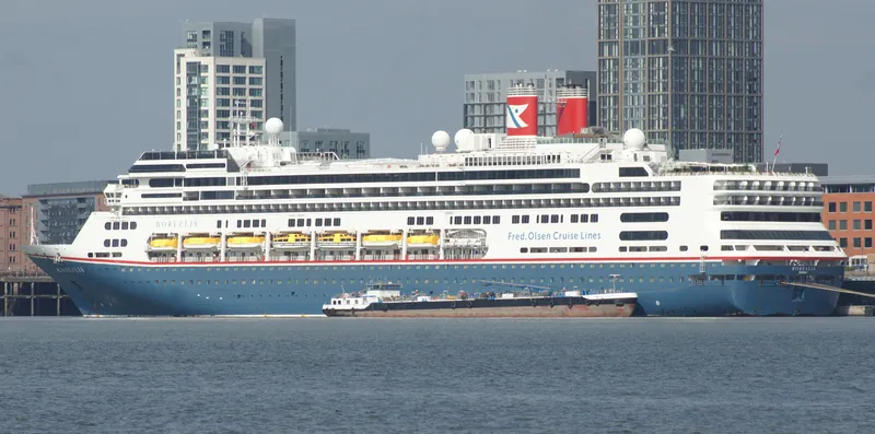 Borealis (ship, 1997) at Liverpool Cruise Terminal 2