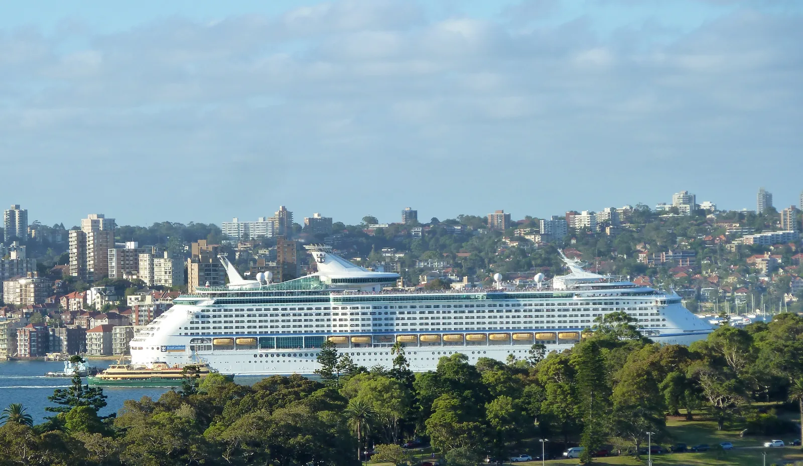 Voyager of the Seas (137,500 tonne) our heaviest visitor this cruise season - panoramio