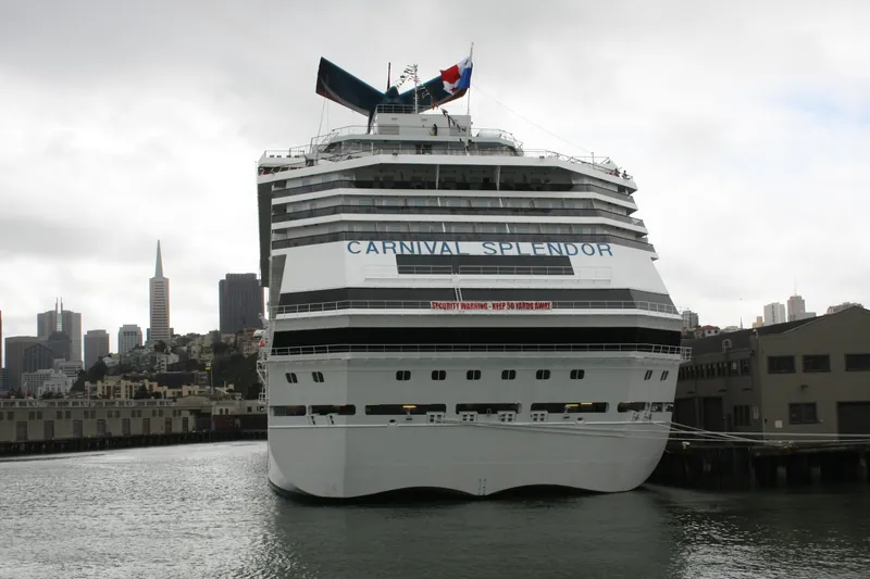 Cruise Ship Carnival Splendor - Stern View - San Francisco - March 2009