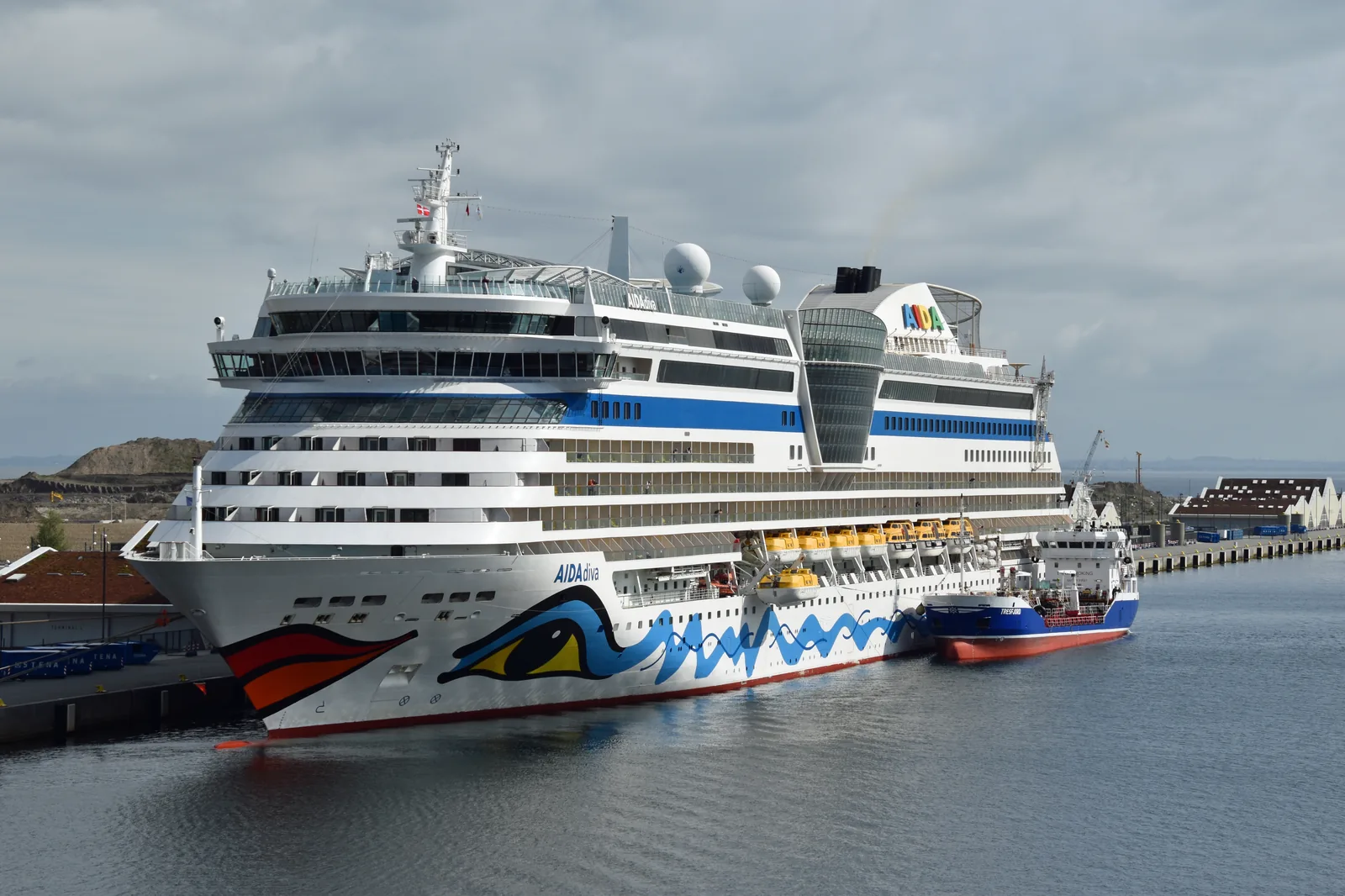 AIDAdiva (ship, 2007) in Copenhagen