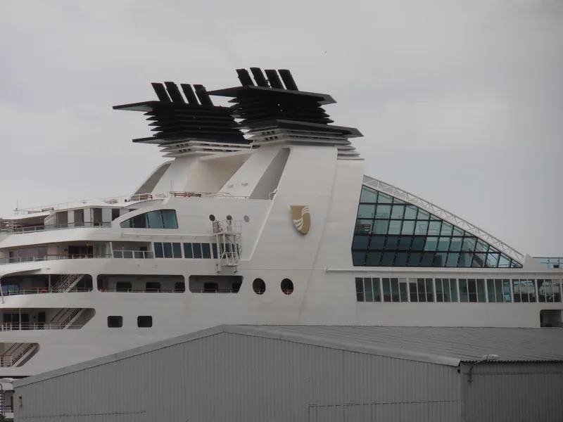 Seabourn Sojourn IMO 9417098 Funnels Tallinn 15 July 2012