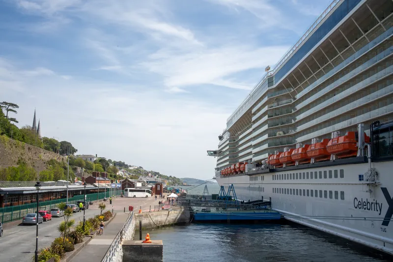 DID I MENTION THE REALLY BIG CRUISE SHIP IN COBH (CELEBRITY REFLECTION)-152587