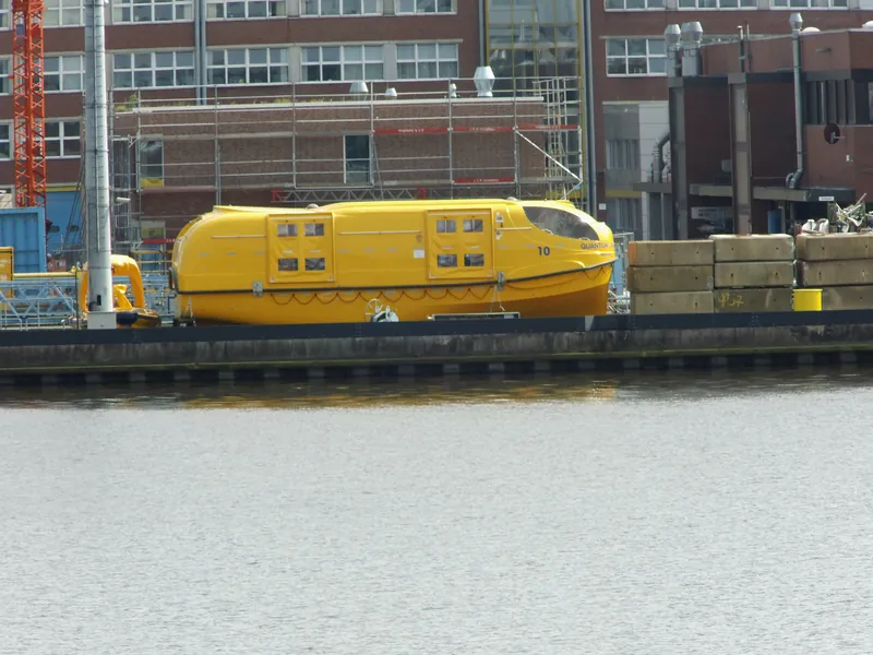 Lifeboat for cruise ship "Quantum of the Seas"
