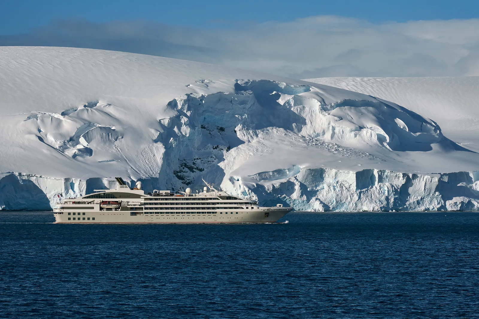 Cruise ship Le Lyrial off Anvers Island, Antarctica V-P