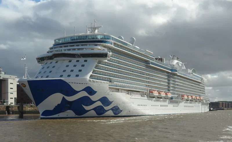 Sky Princess (ship, 2019) at Liverpool 2