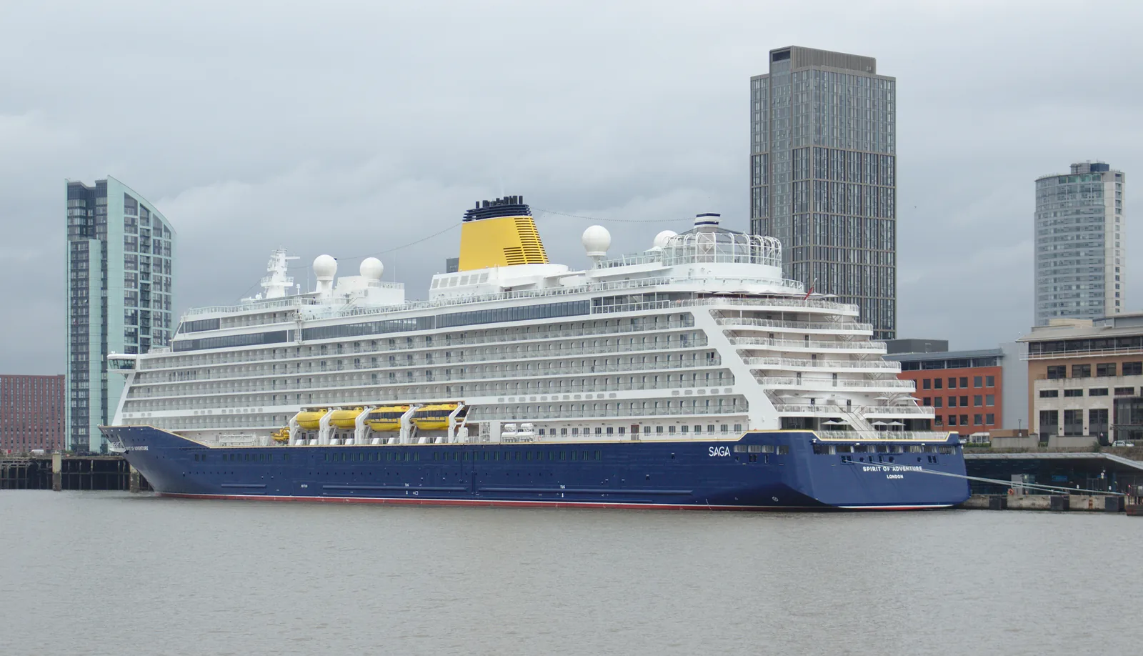 Spirit of Adventure (ship, 2020) at Liverpool 1