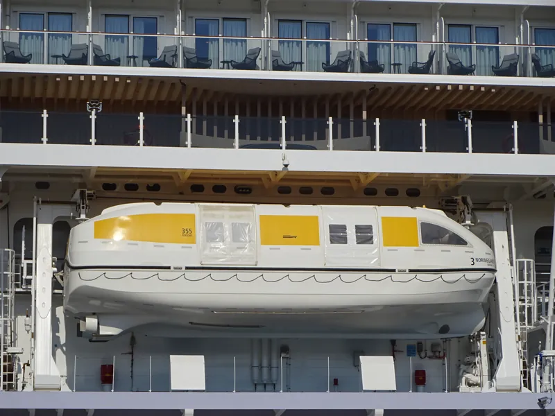 Norwegian Viva Lifeboat 3 Port of Rhodes 1 August 2025