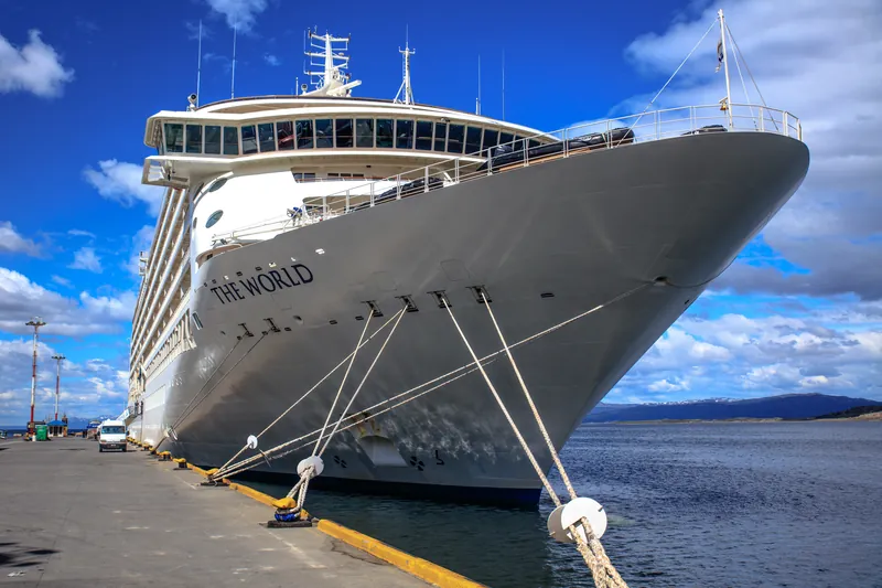 Exploring Ushuai before departure to Antarctica.poking around the massive Cruise ship docks. (25365652034)