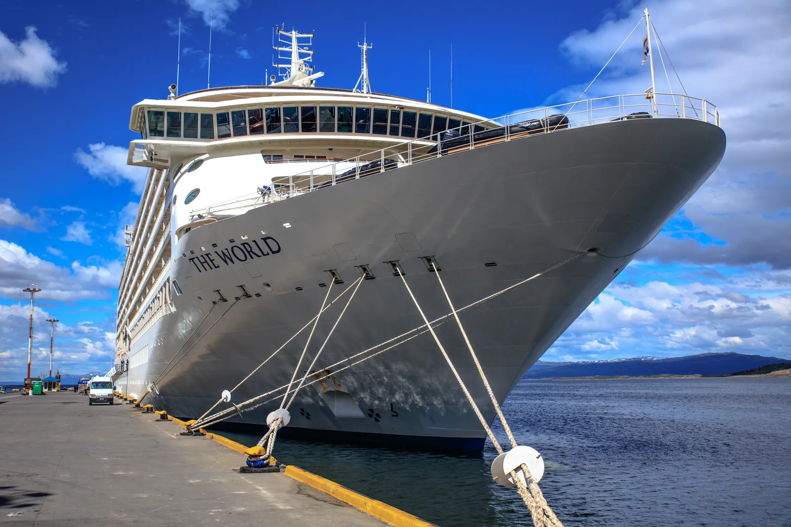 Exploring Ushuai before departure to Antarctica.poking around the massive Cruise ship docks. (25365652034)