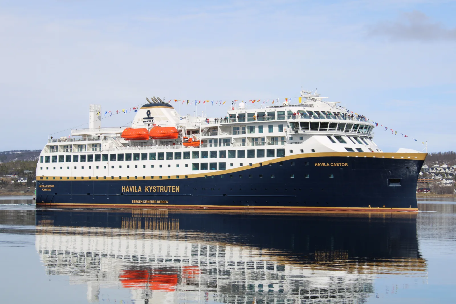 MS Havila Castor at Finnsnes