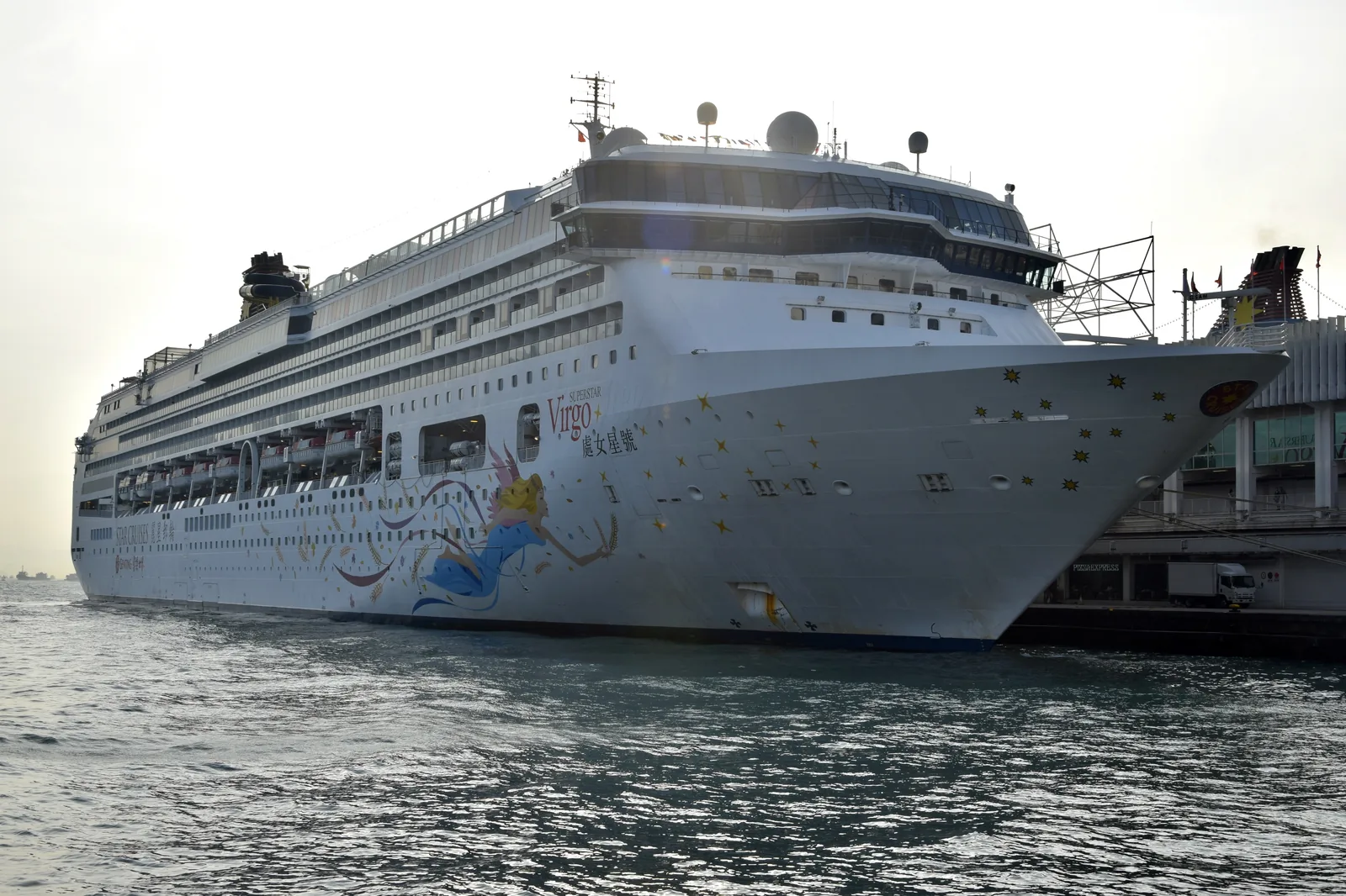 The Star Cruises ship 'Superstar Virgo' at Kowloon Ocean Terminal in Hong Kong(Ank Kumar) 02